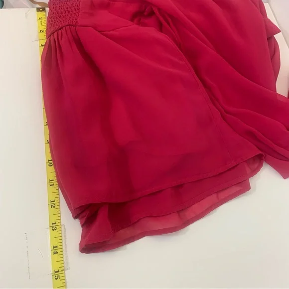 Abercrombie‎ & Fitch Vibrant Red Blouse - Picture 4 of 6